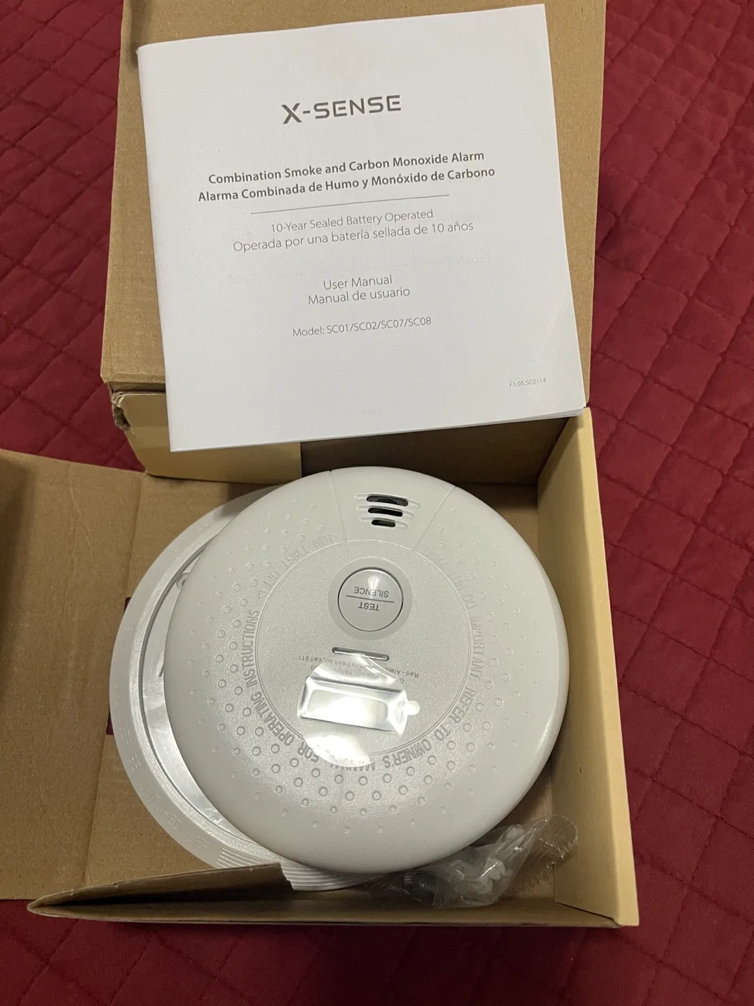 X-Sense SC01 Smoke and Carbon Monoxide Alarm image indicator(6)