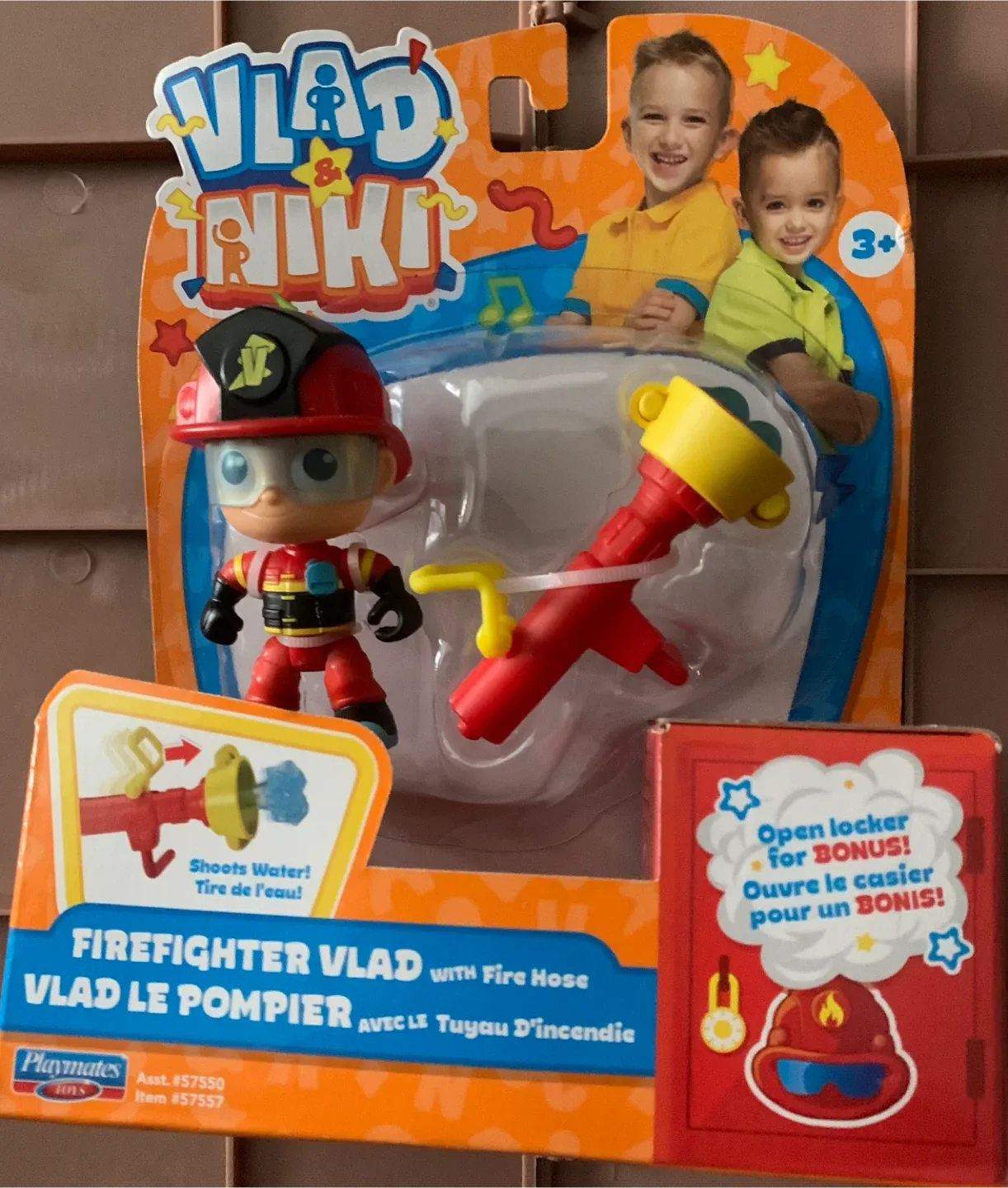 Vlad & Niki Firefighter Vlad with Fire Hose