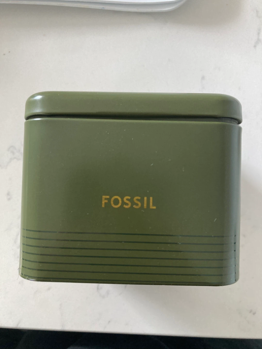 New Fossil BQ2884 Gold/Green Watch with Box - photo 5