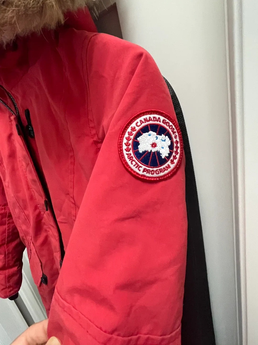 Canada Goose Red Down Parka