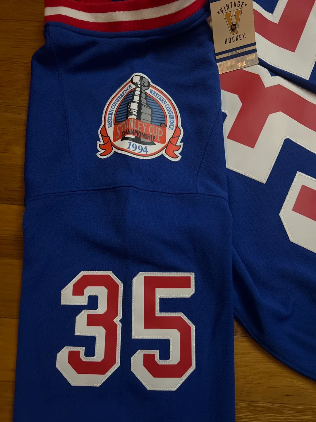 Vintage Hockey Rangers Richter Jersey - Size L image indicator(7)