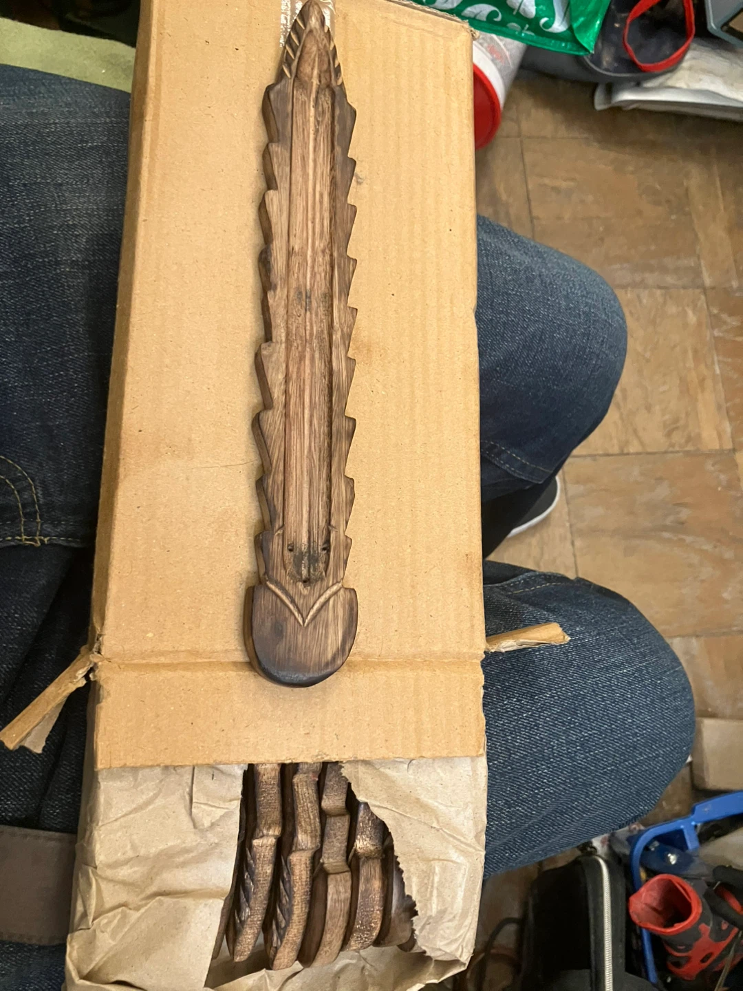 Incense wooden holder (12 units)