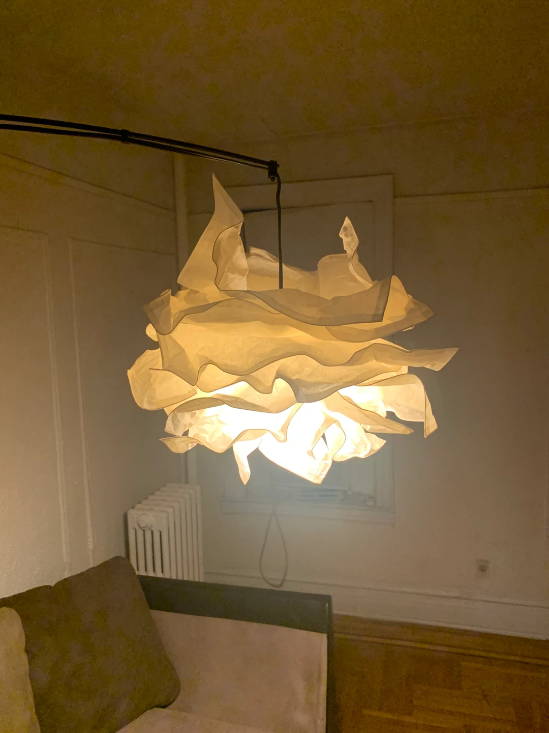 ✨ Modern Adjustable Arc Floor Lamp – Soft Glow Pendant Shade ✨ - photo 3