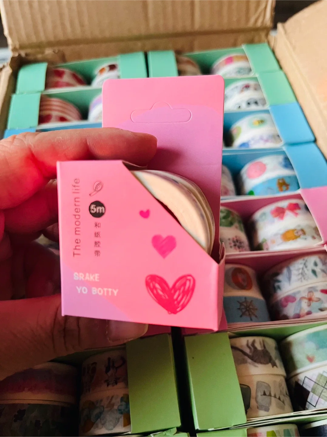 Craft decorative Washi tape box new image indicator(4)