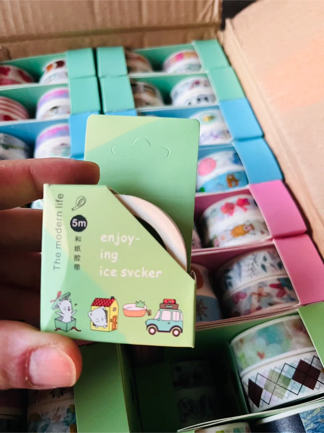 Craft decorative Washi tape box new image indicator(2)