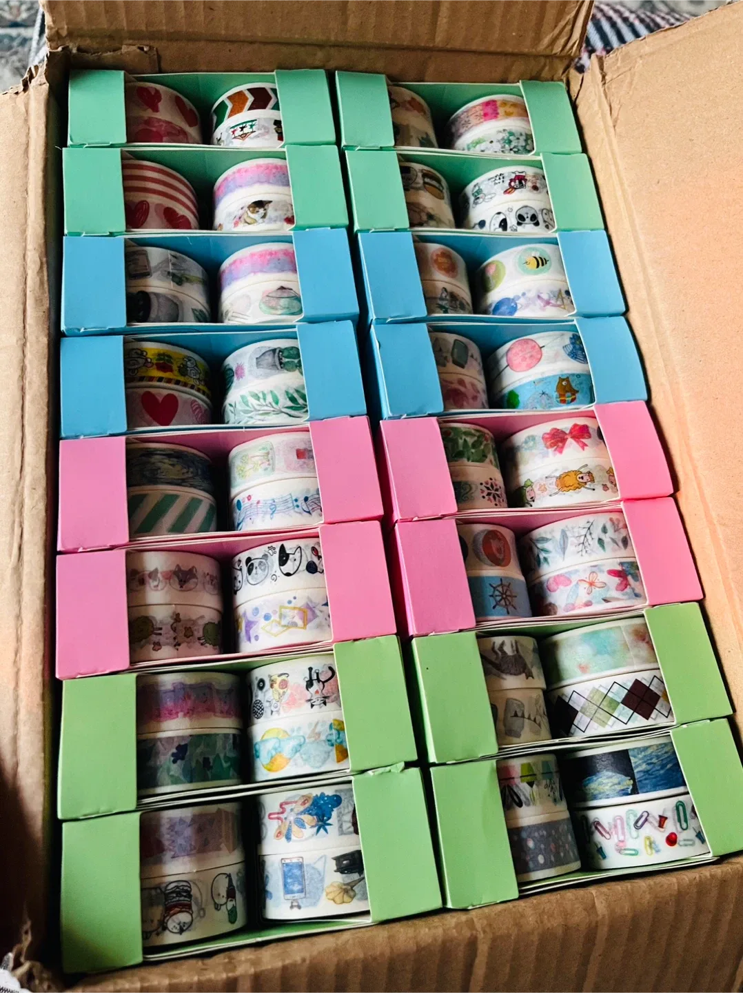 Craft decorative Washi tape box new