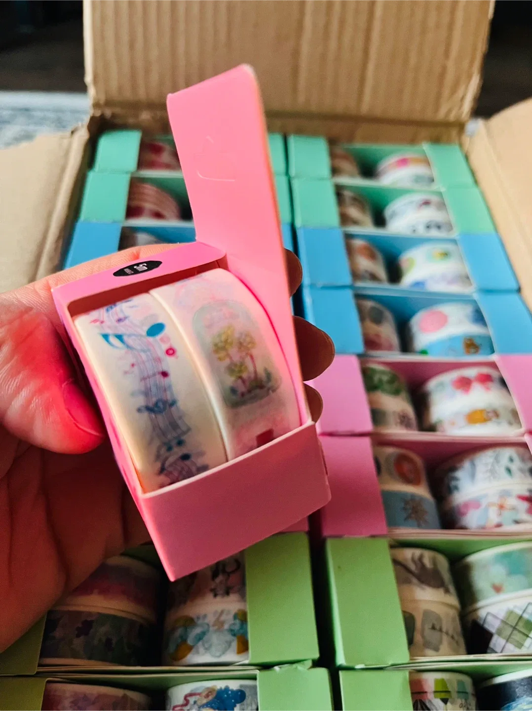 Craft decorative Washi tape box new image indicator(5)