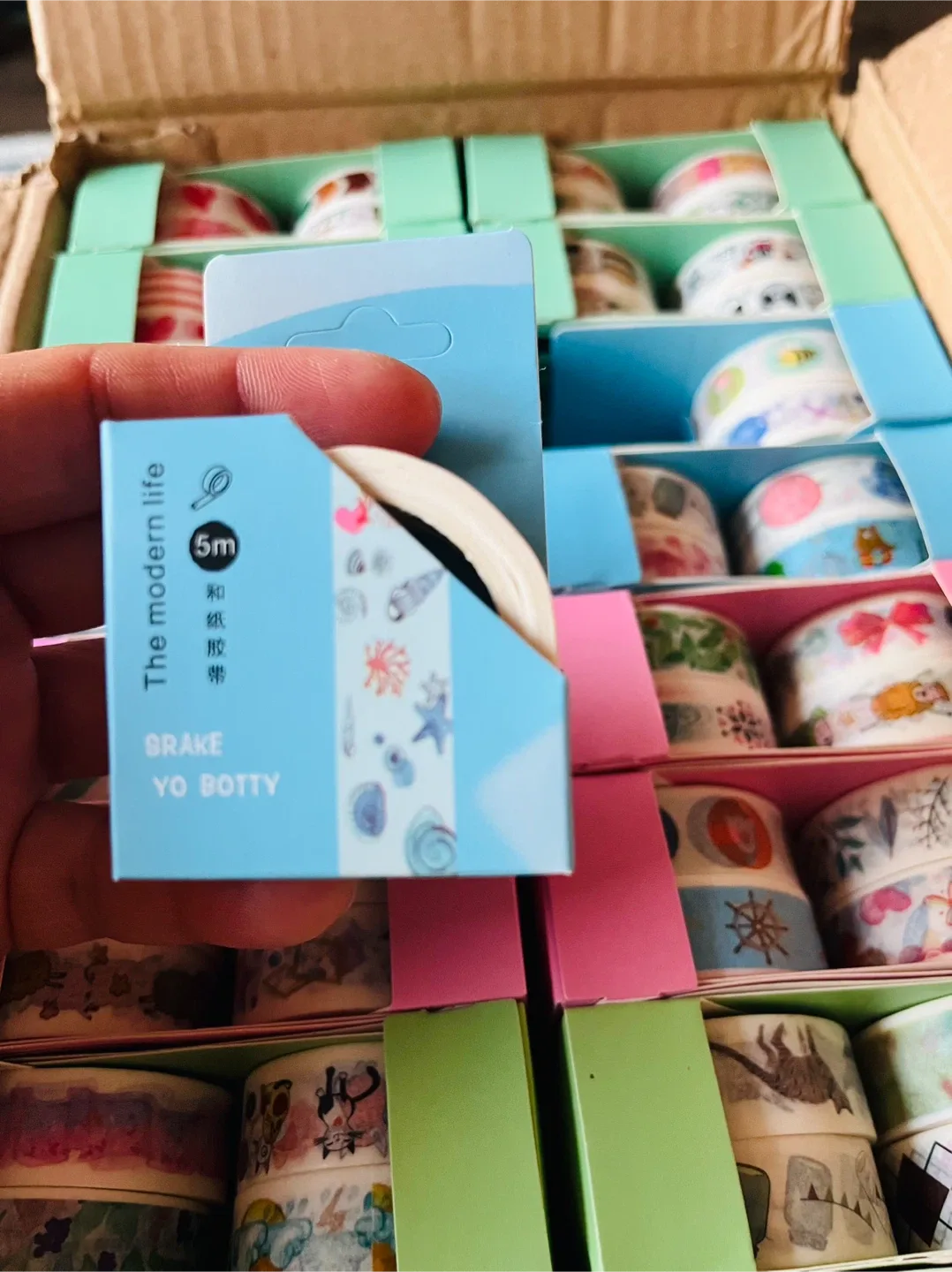 Craft decorative Washi tape box new image indicator(6)
