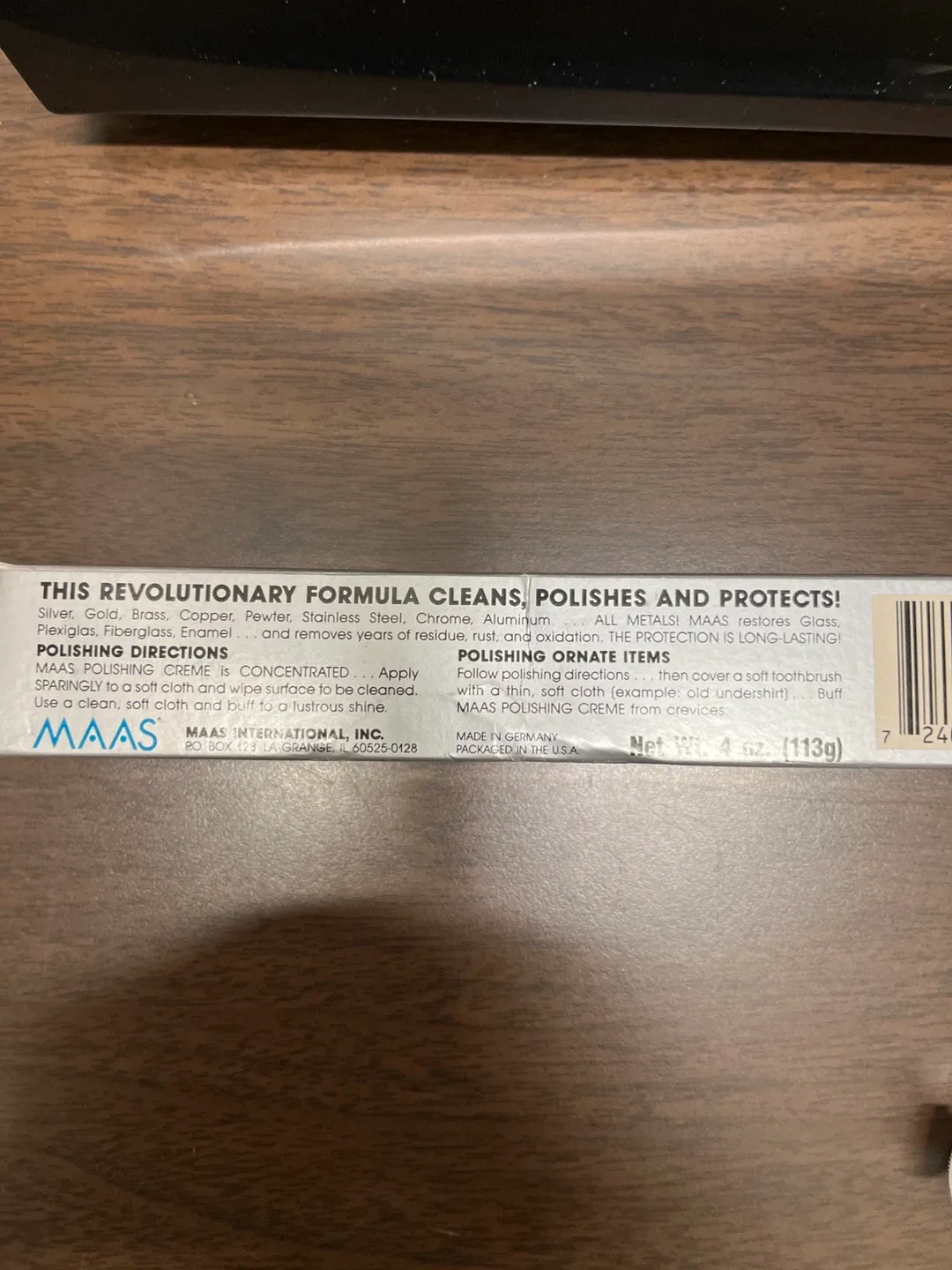 MAAS Metal Polishing Creme image indicator(4)