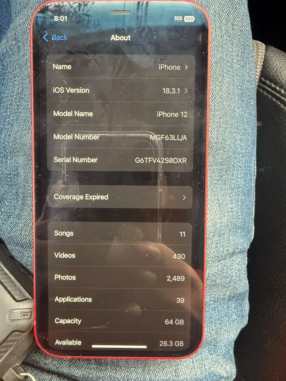 Red iPhone 12 - 64GB image indicator(5)