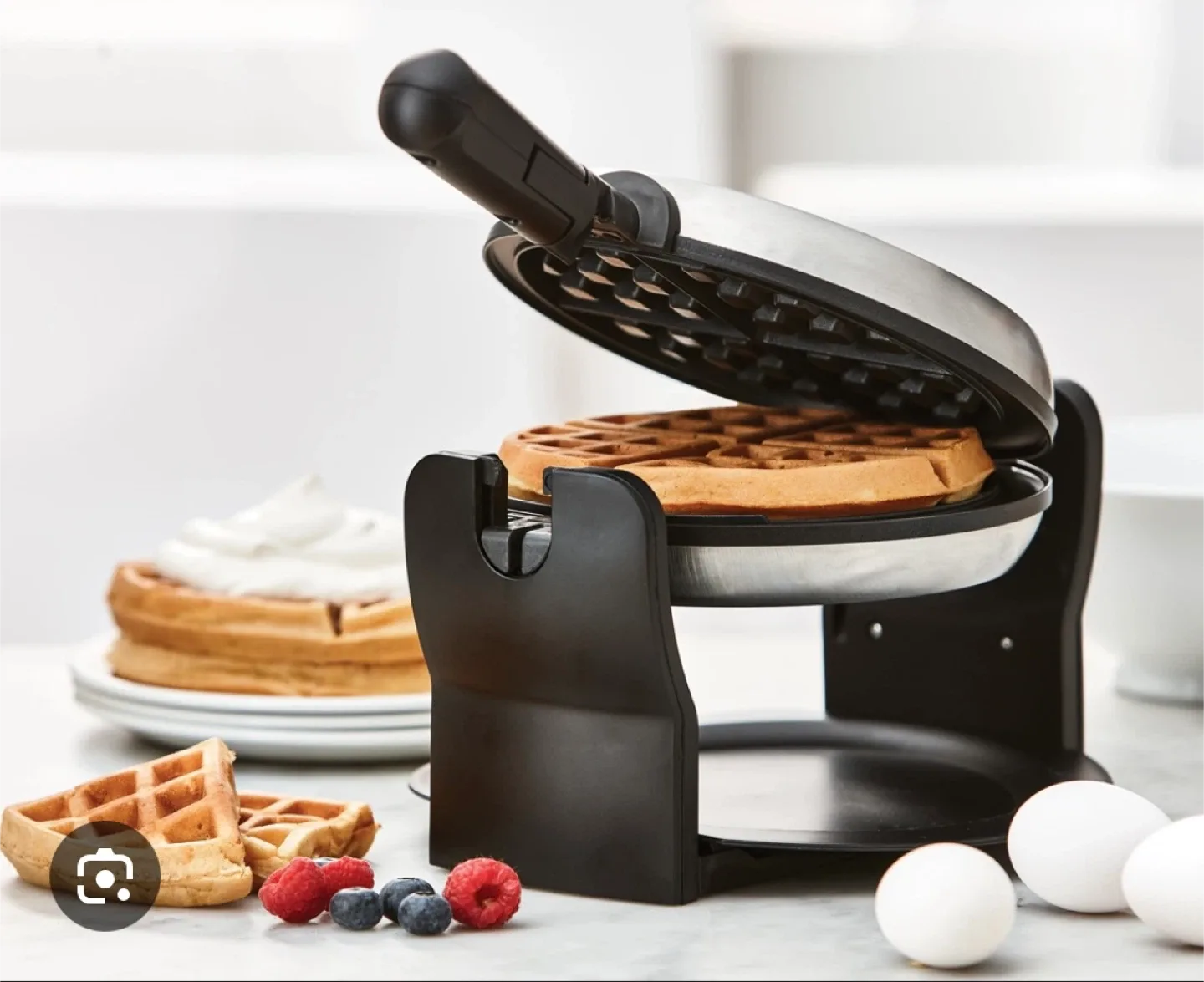Thinkkitchen Belgian Waffle Maker image indicator(2)