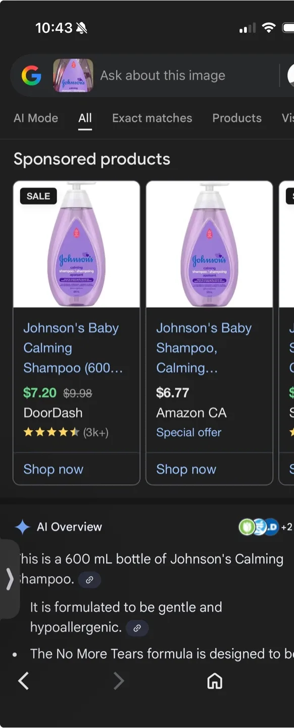 Johnson's Calming Shampoo 600mL image indicator(3)