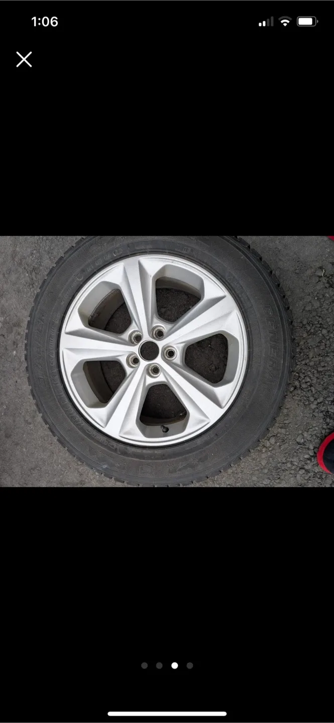 Set of Winter Tires on rims image indicator(2)