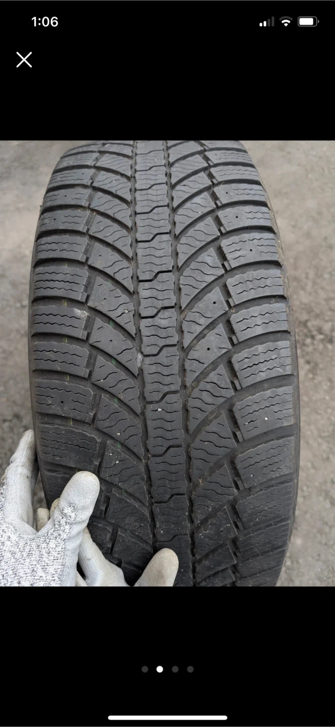 Set of Winter Tires on rims