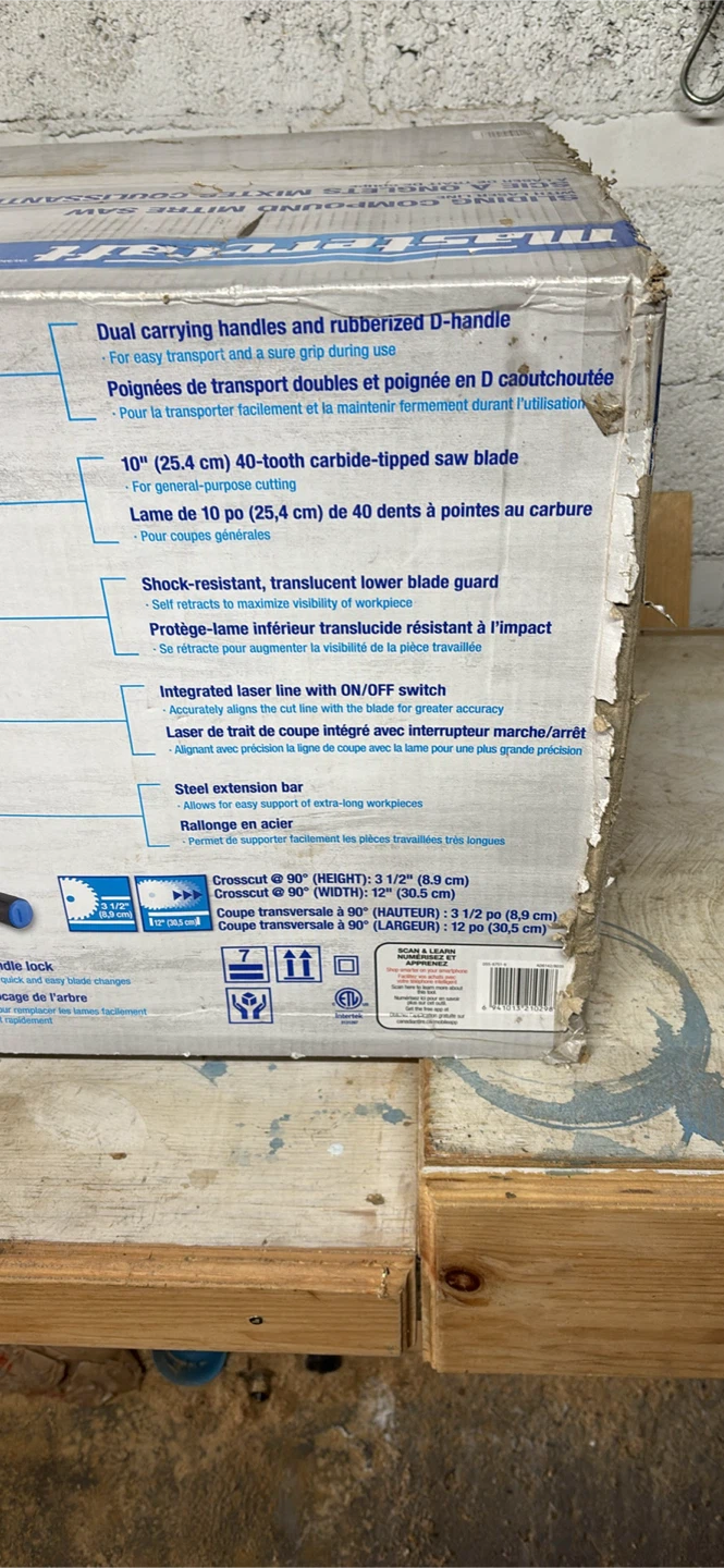 Mastercraft 10" Sliding Compound Mitre Saw - photo 4