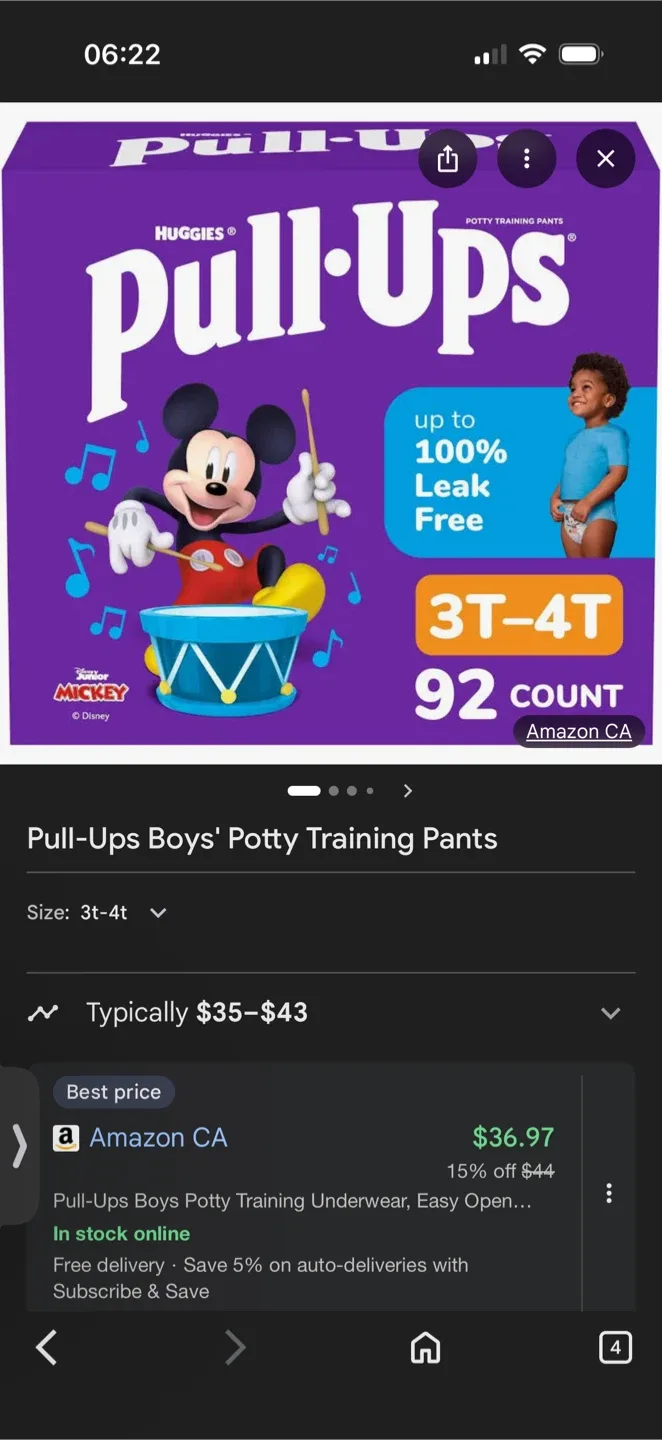 Huggies Pull-Ups Potty Training Pants 2T-3T image indicator(4)