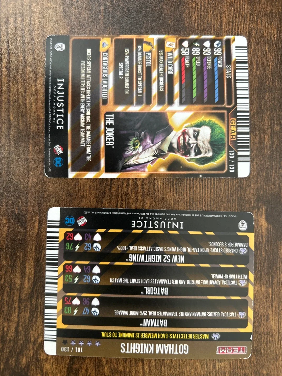 Injustice Arcade Card - The Joker & Gotham Knights image indicator(2)