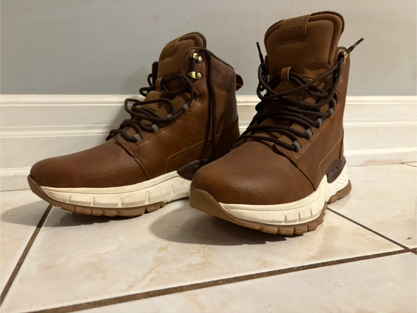 Aldo Brown Leather Winter Boots - photo 2