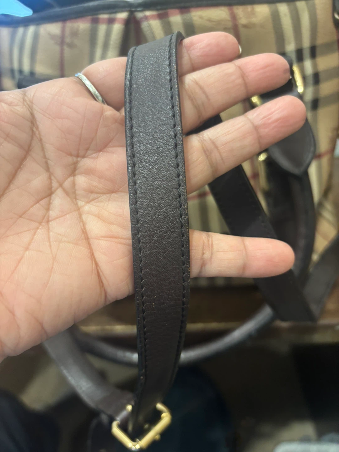 Burberry Plaid Handbag - photo 3