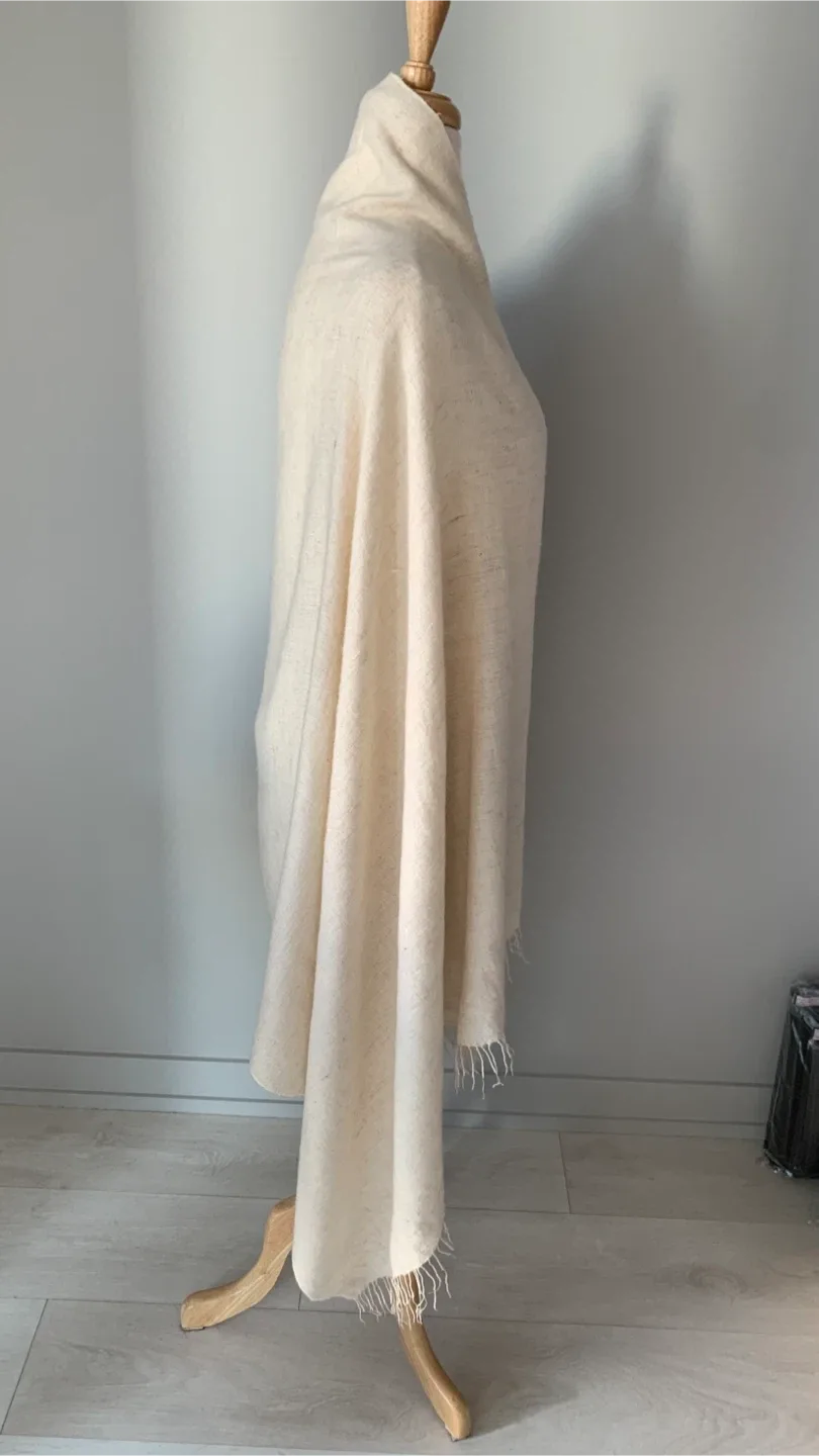 Vintage Premium Pure Lamb Wool & Cashmere Shall Unisex image indicator(6)