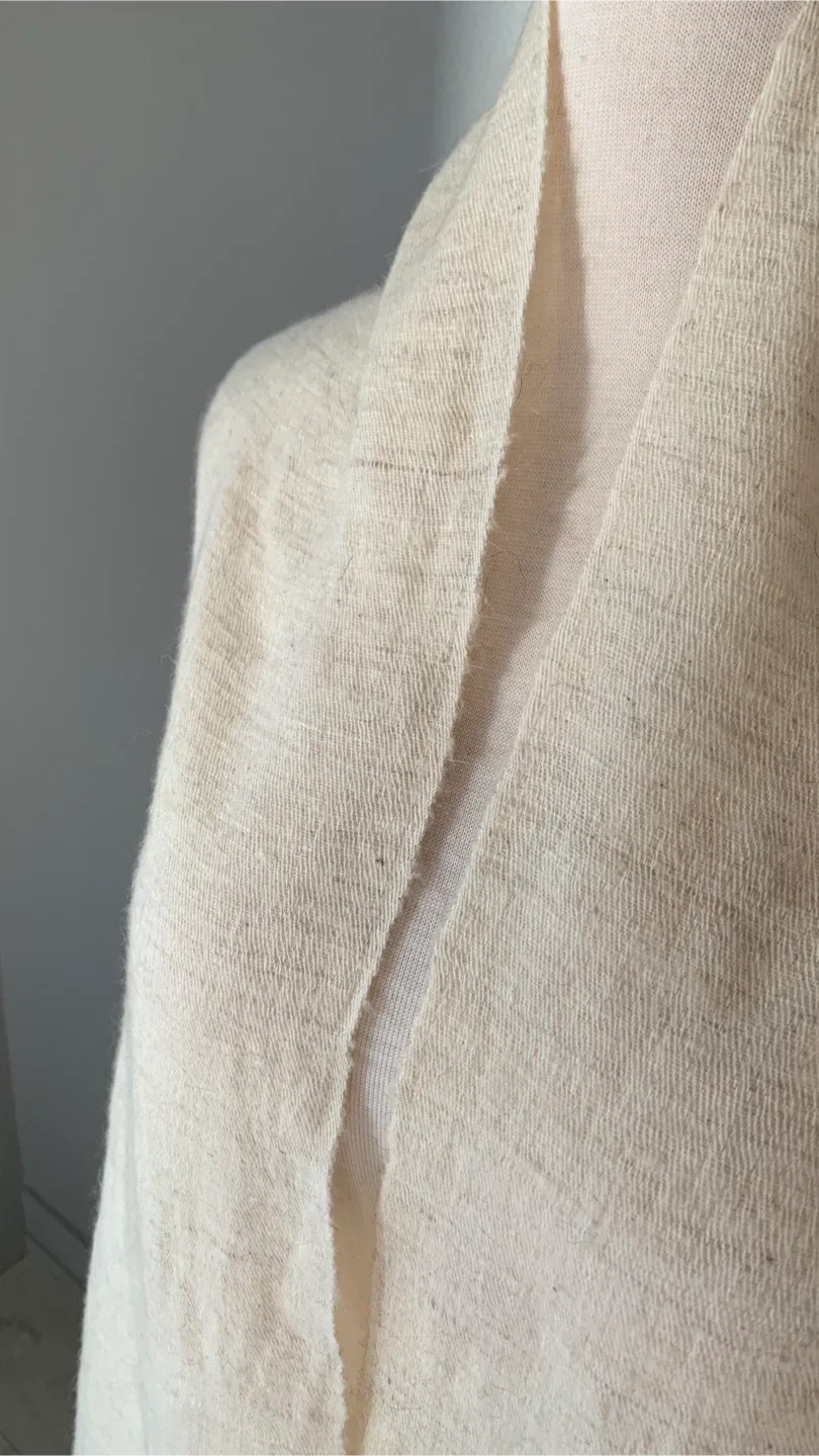 Vintage Premium Pure Lamb Wool & Cashmere Shall Unisex image indicator(9)