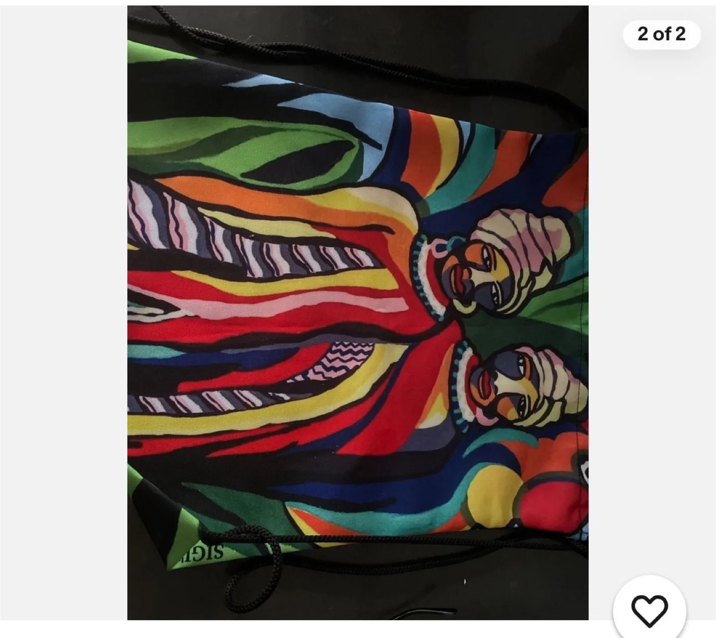 Colorful Drawstring Bag