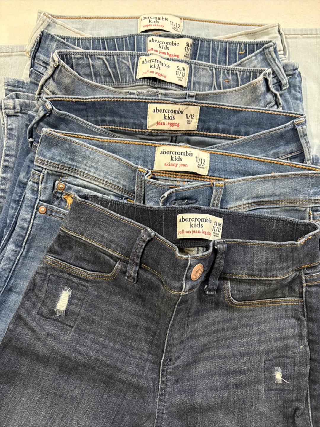 Abercrombie Kids Jeans, Size 11/12 - photo 3