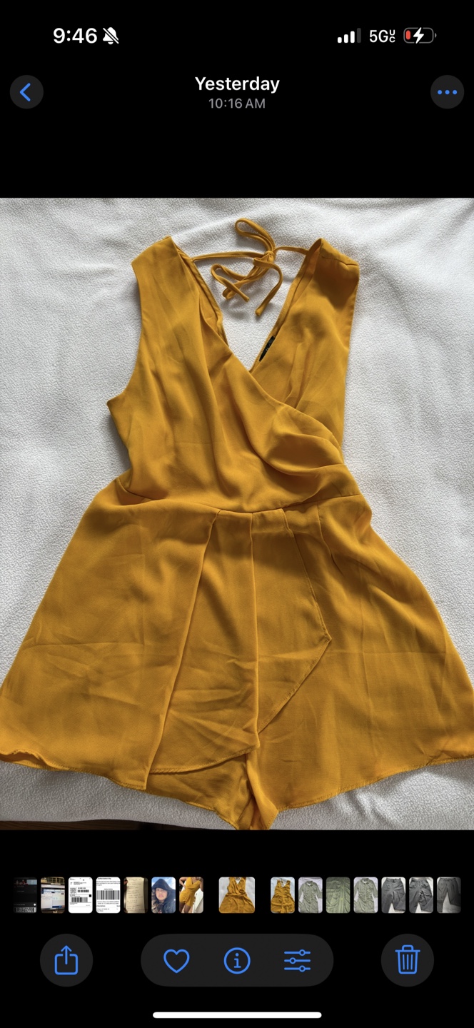 Yellow Romper