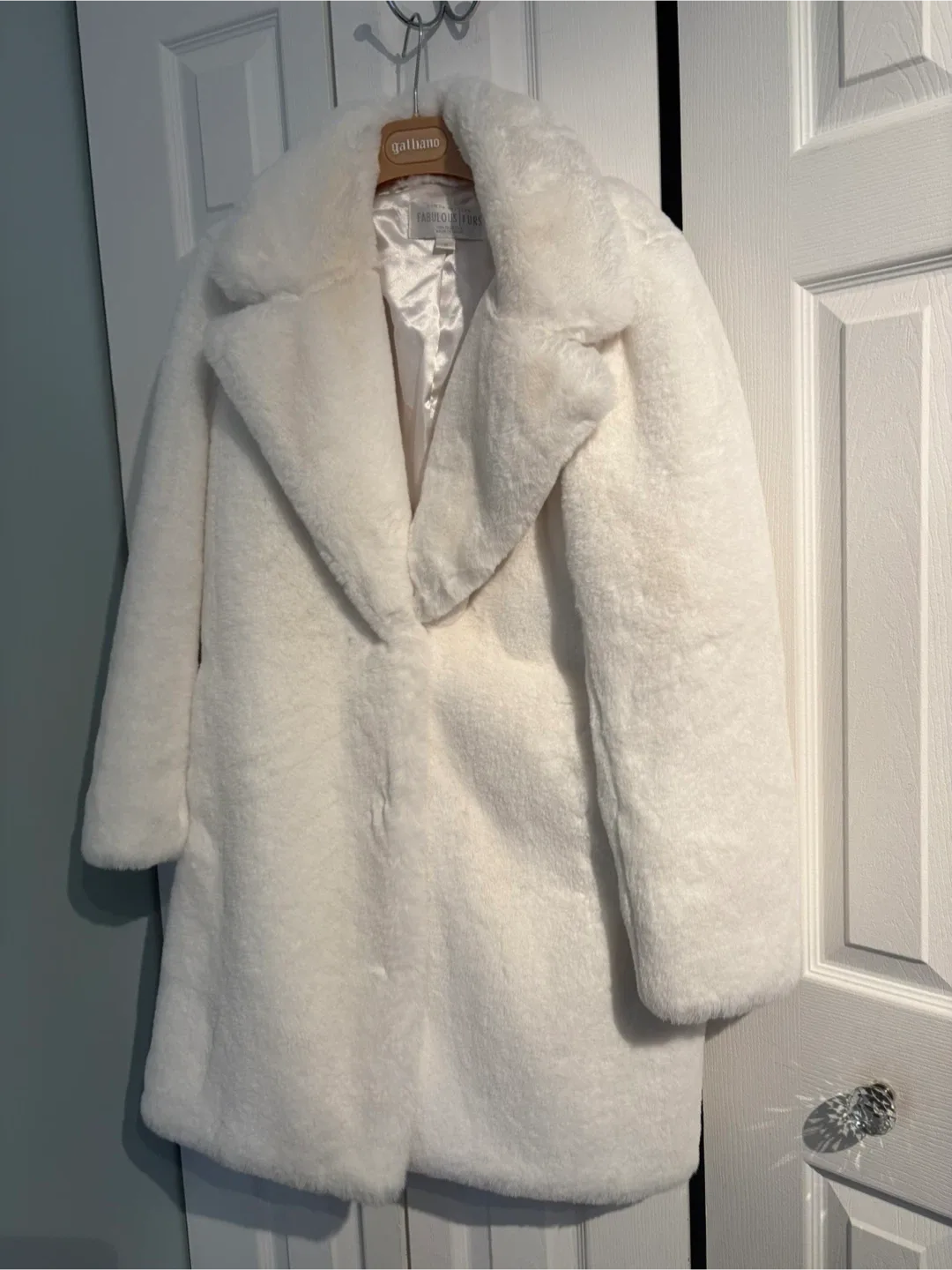 Fashion Fur Coat - White