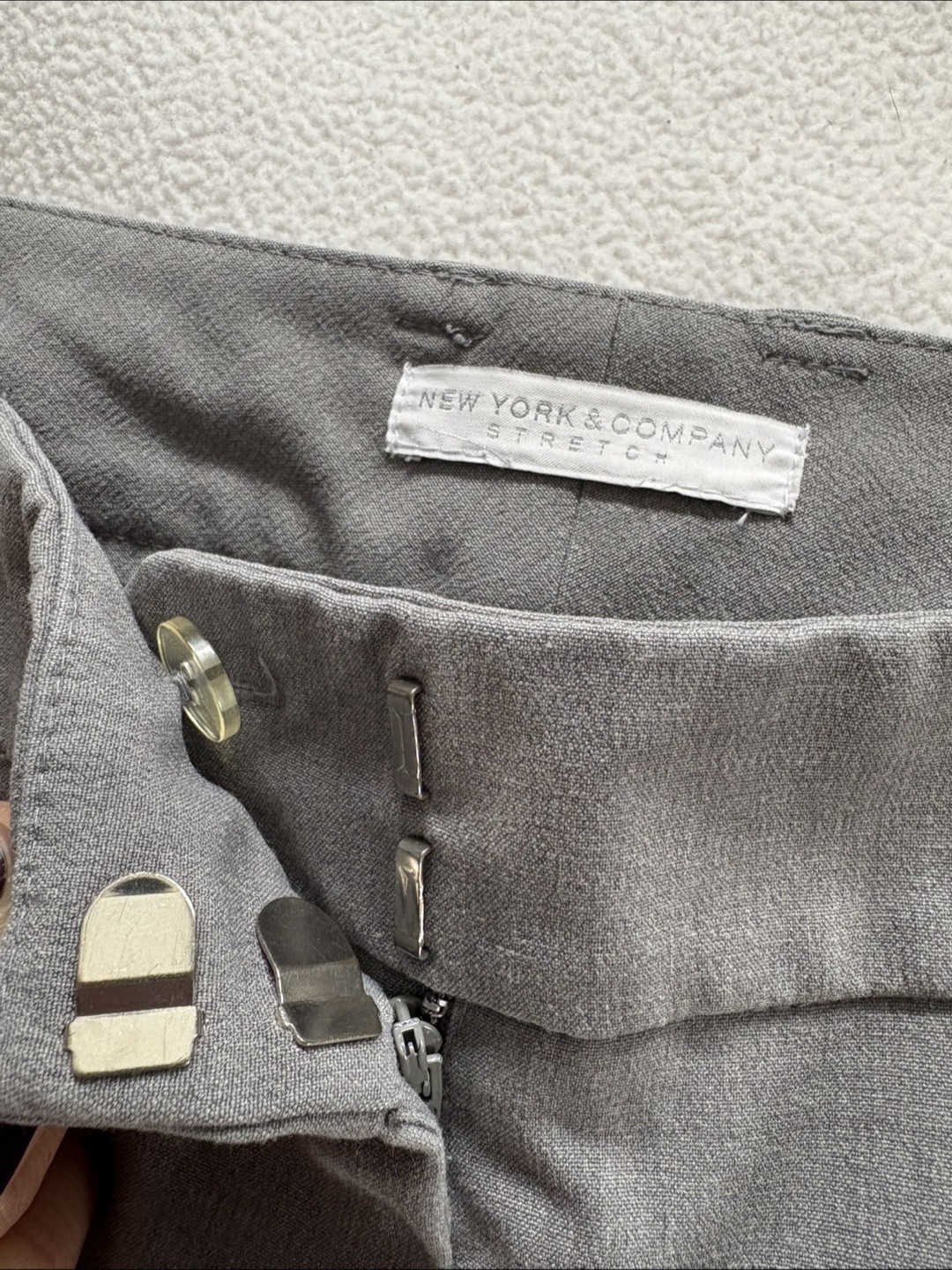New York & Company Stretch Gray Pants - photo 2