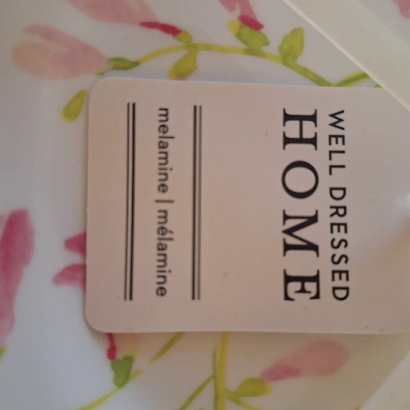 Well Dressed Home Melamine Set of 4 Plates - New image indicator(4)