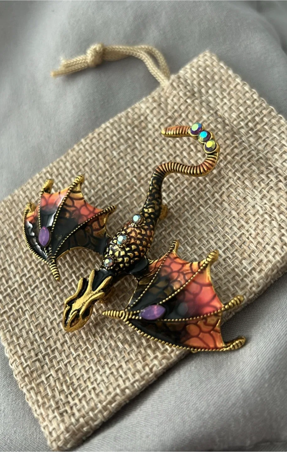 Dragon Brooch Pin image indicator(3)