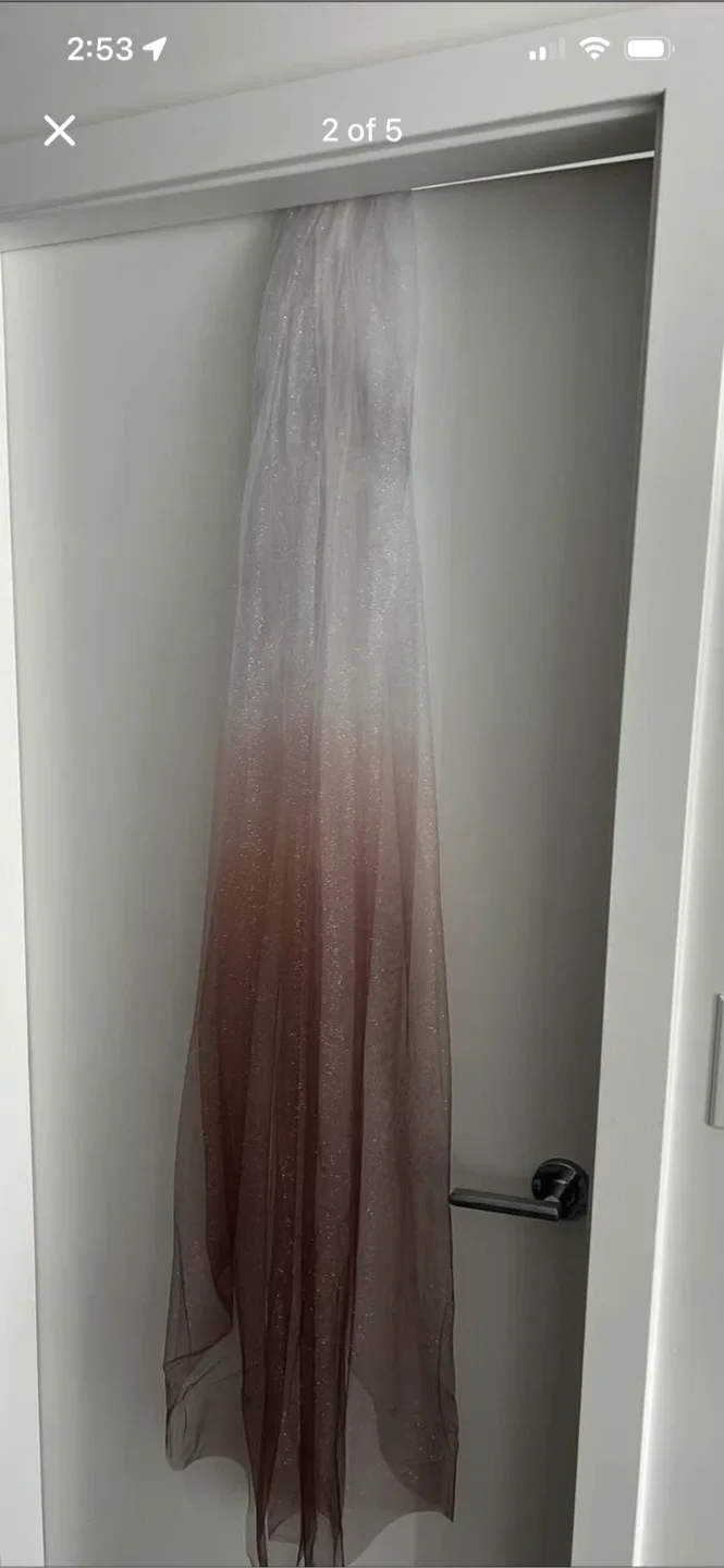 Bridal Veil - White & pink Ombre image indicator(2)