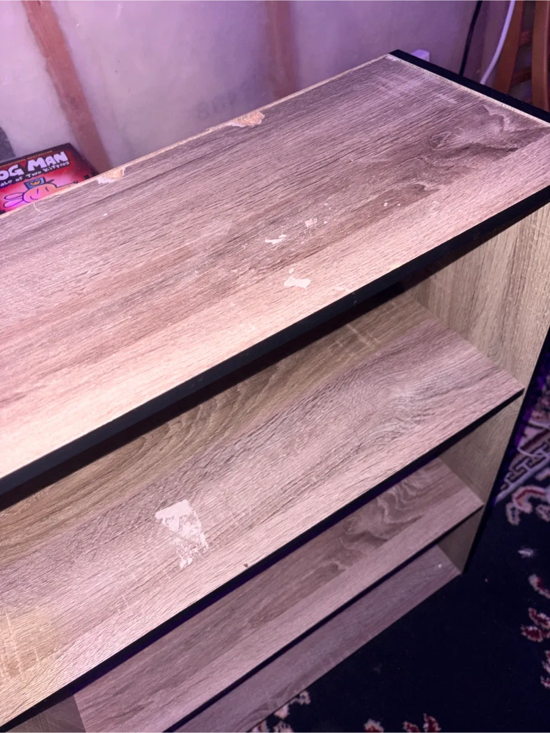 Wooden 3-Shelf Bookcase image indicator(2)