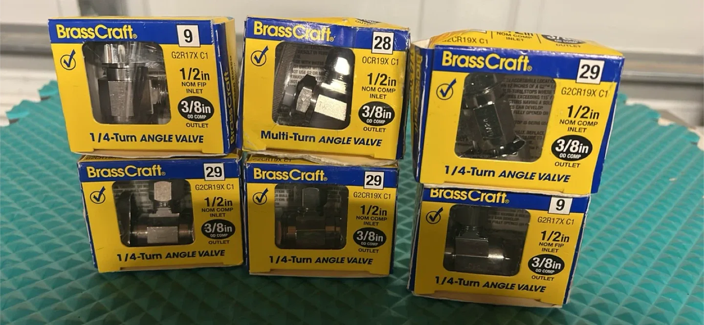 BrassCraft Angle Valves (New)