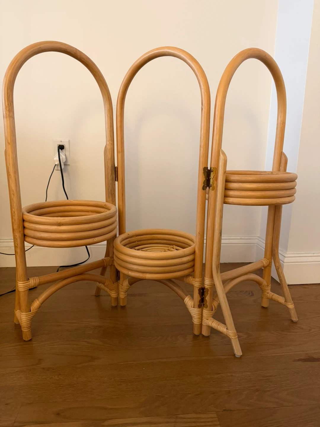 Rattan Plant Stands - Set of 3