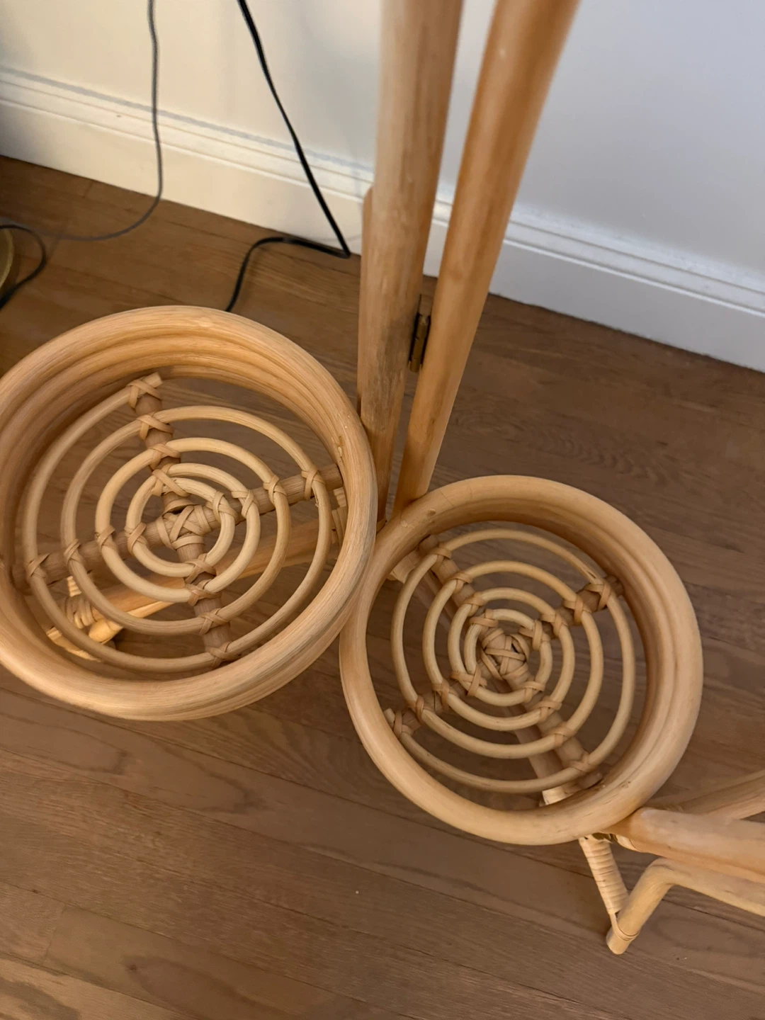Rattan Plant Stands - Set of 3 - photo 2
