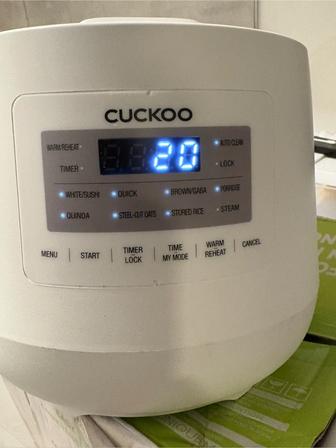 Cuckoo Electric Rice Cooker image indicator(2)