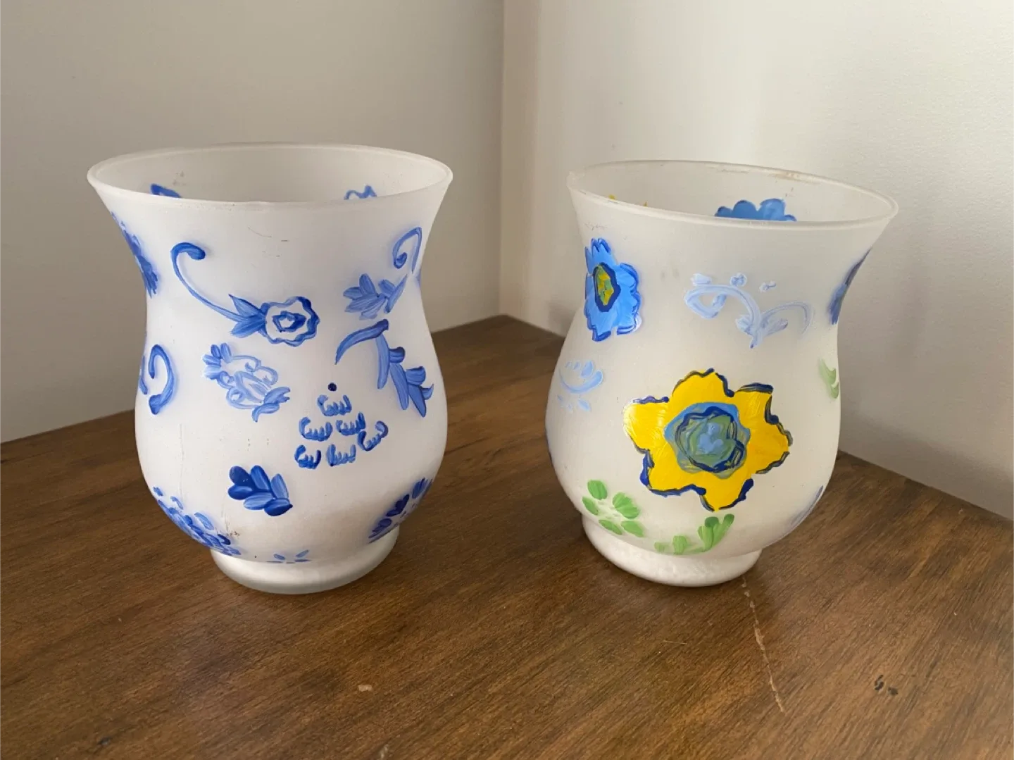 2 Candle Holders/Vases