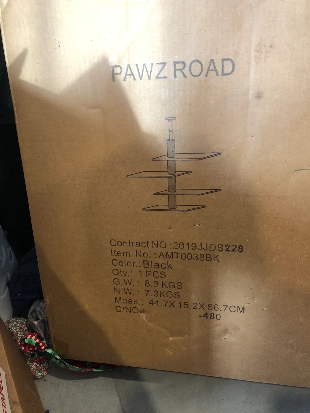 PAWZ ROAD Cat Tree - Black image indicator(2)