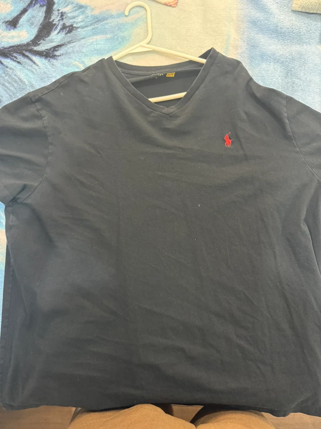 Ralph Lauren Black V-Neck T-Shirt