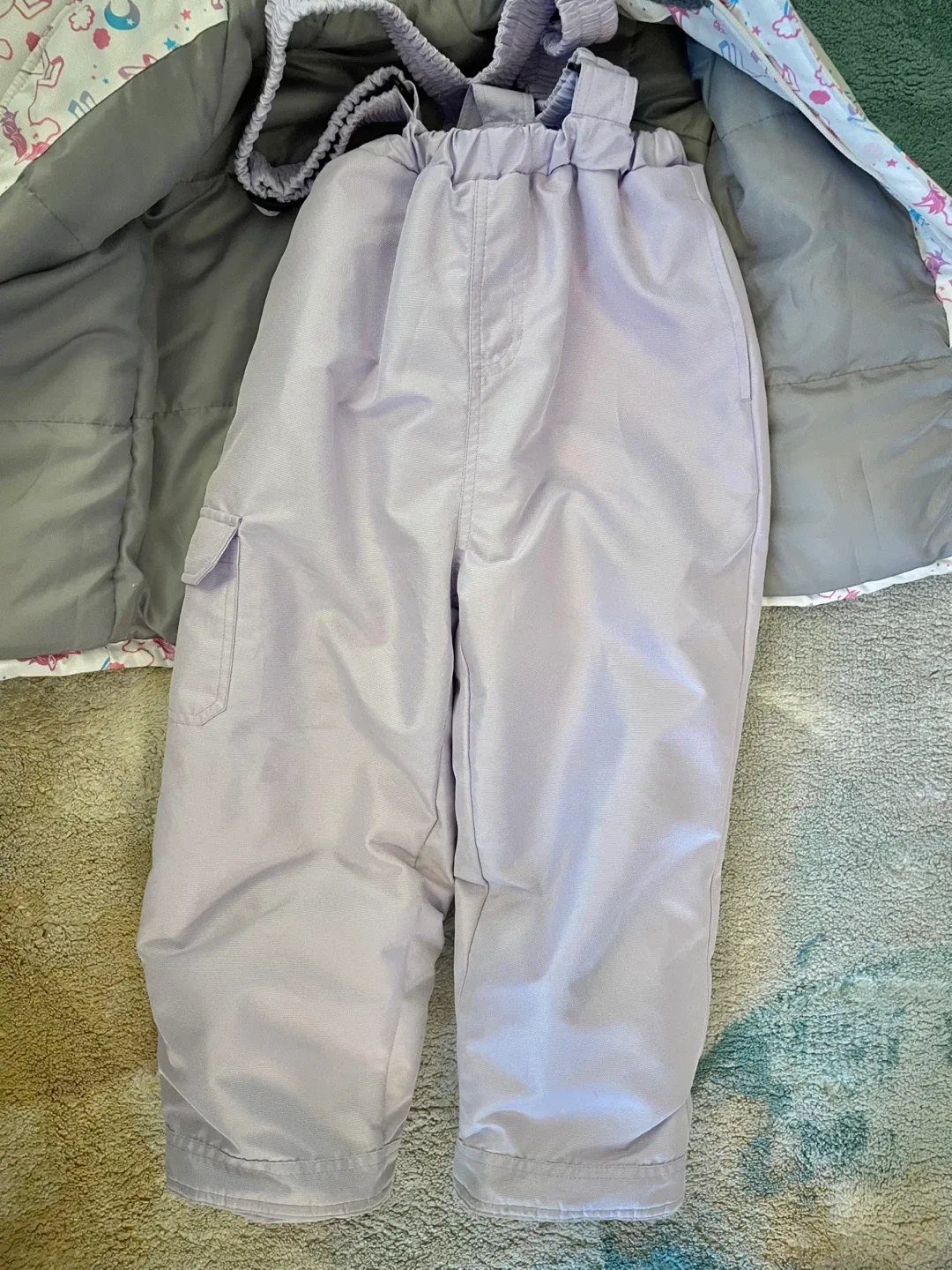 Girls' Unicorn Snowsuit Set : size 120cm image indicator(2)