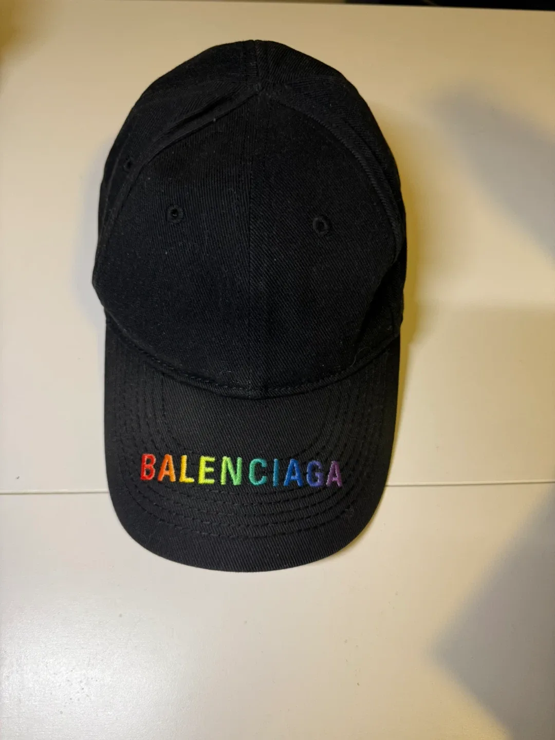 Balenciaga rainbow cap