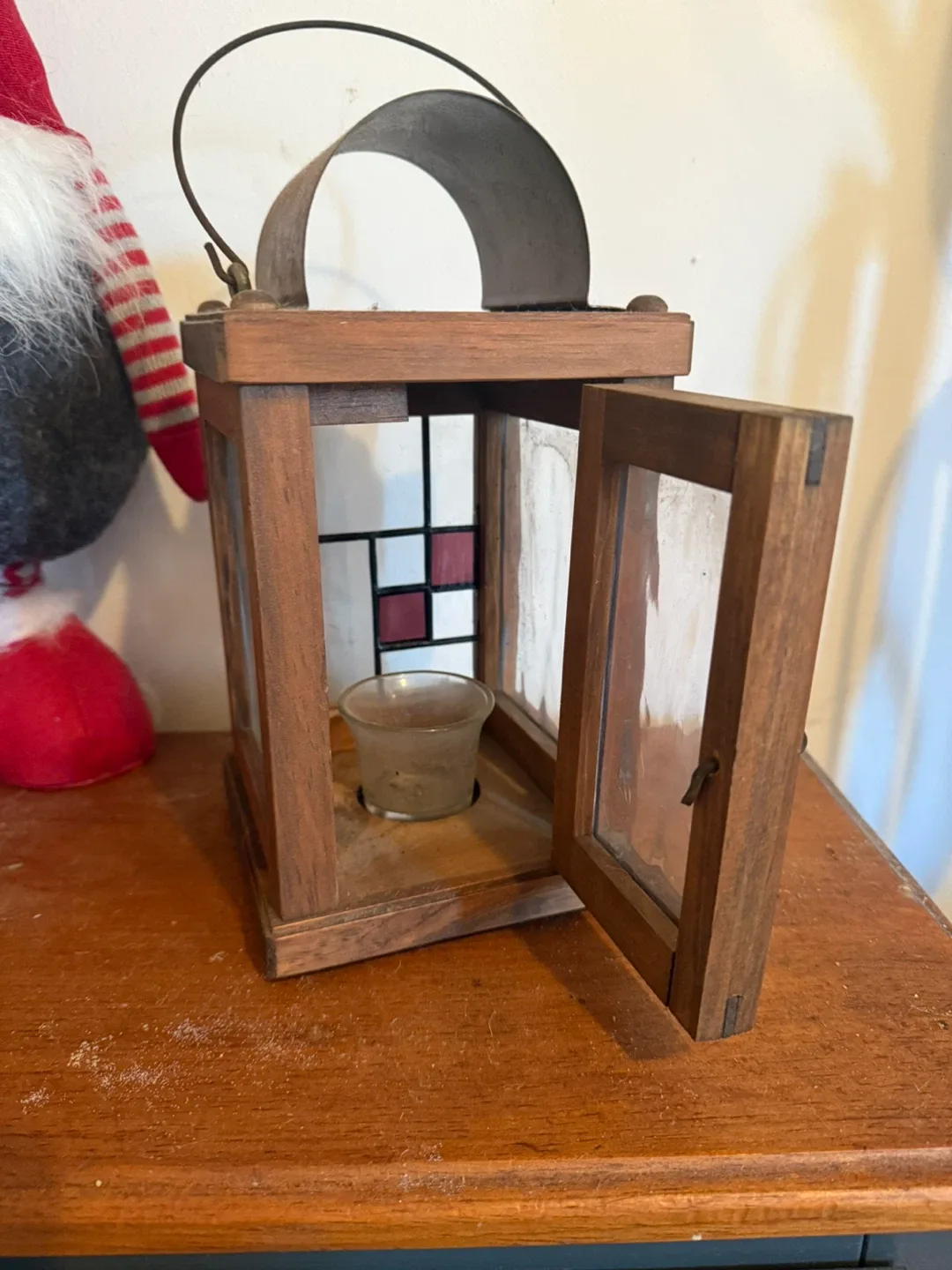 Wooden Candle Lantern image indicator(7)