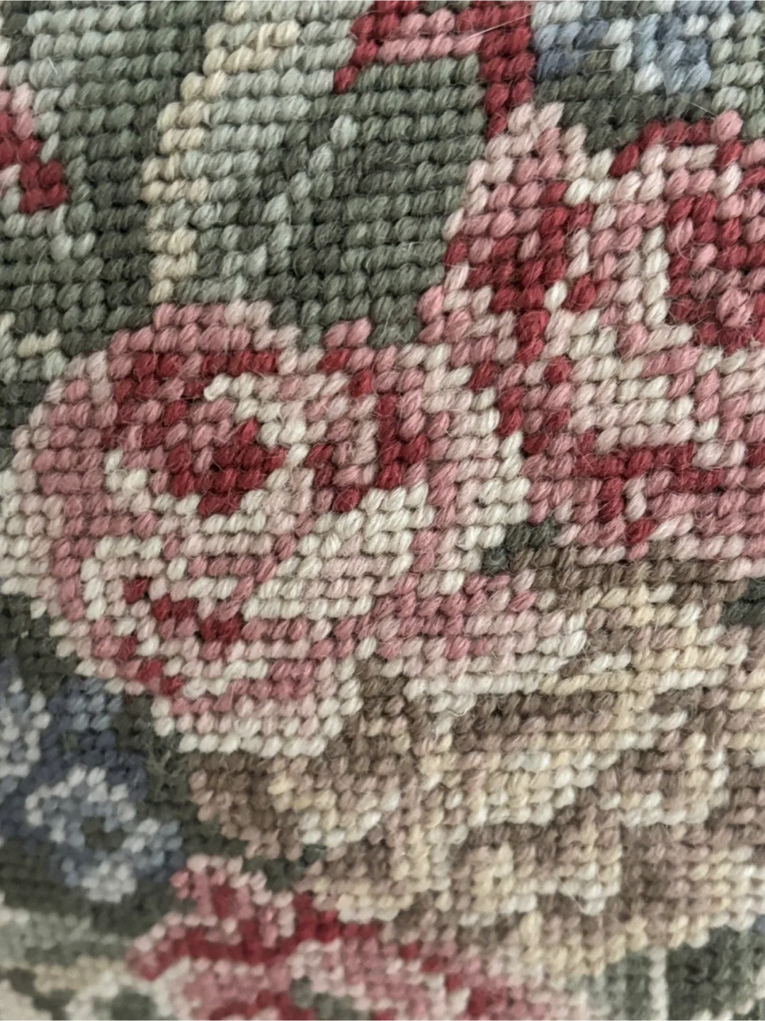 Laura Ashley Lifestyles Floral Needlepoint Pillows - Set of 2 image indicator(8)