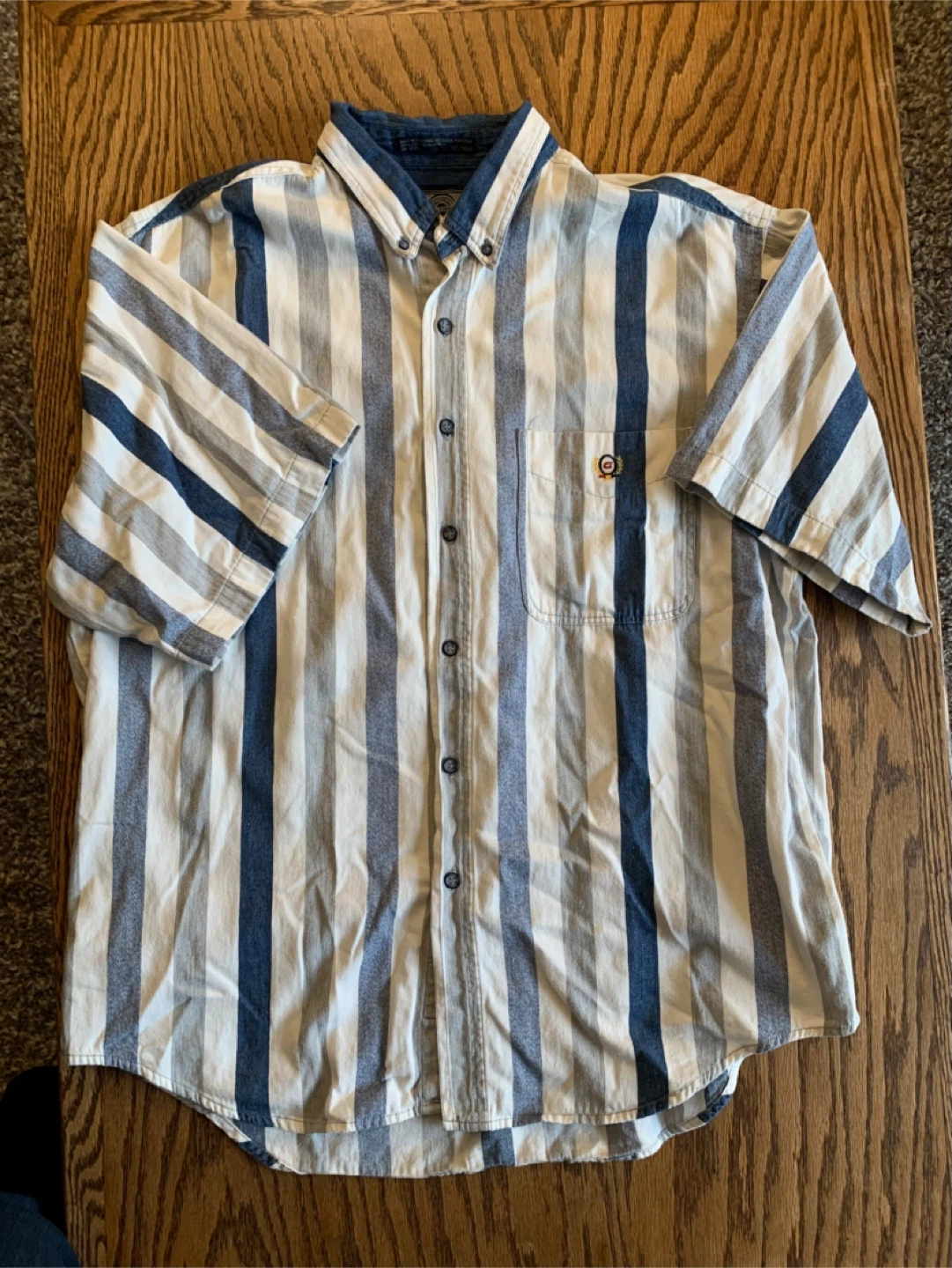 Coliseum Authentic Jeanswear XXL Striped Shirt