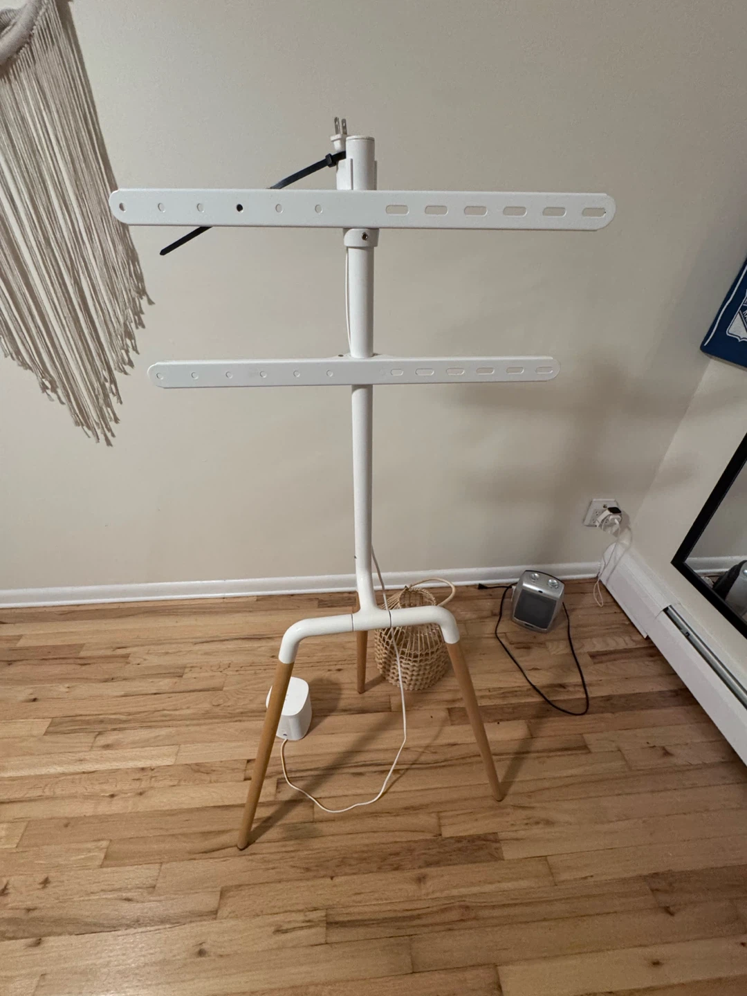 White Garment Rack