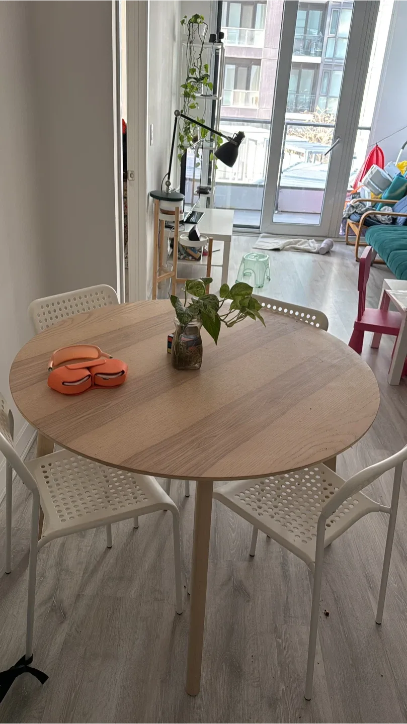 IKEA Docksta/Adde Table & 4 Chairs