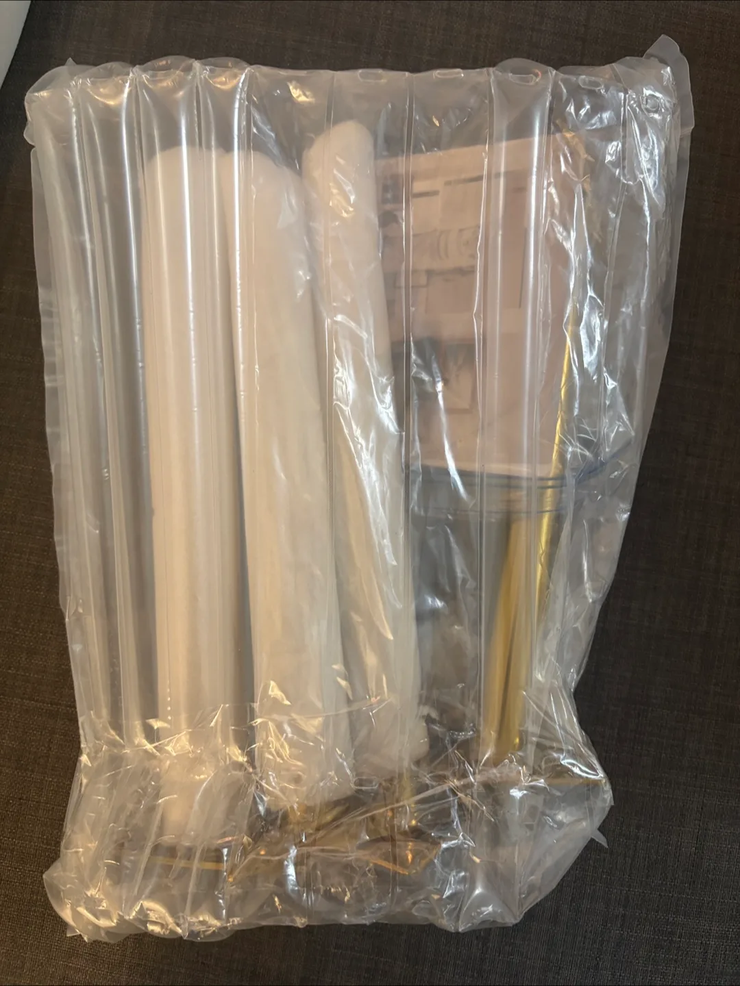 Brand New velvet side chair with gold metal legs image indicator(5)