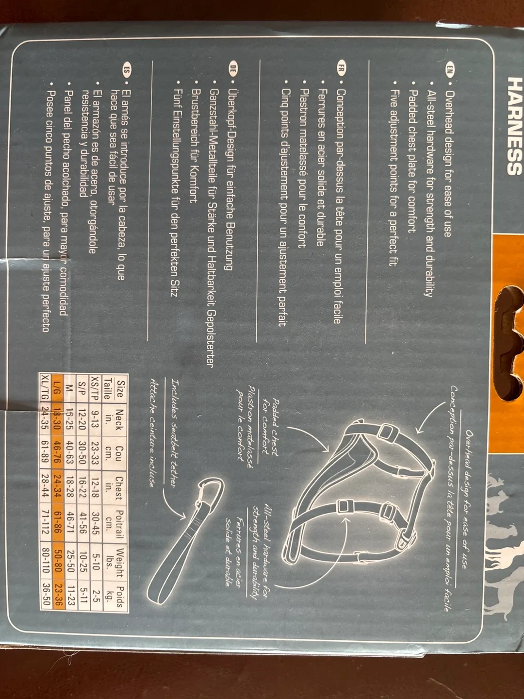 Kurgo Tru-Fit Smart Harness, Size XL/TG image indicator(2)